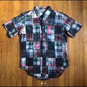 Polo Patchwork Button Up